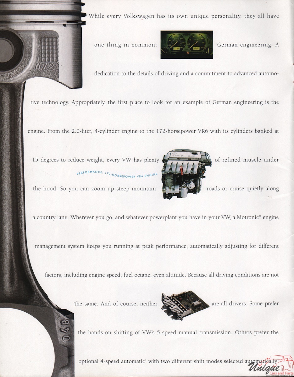 1994 VW Full Line Brochure Page 14